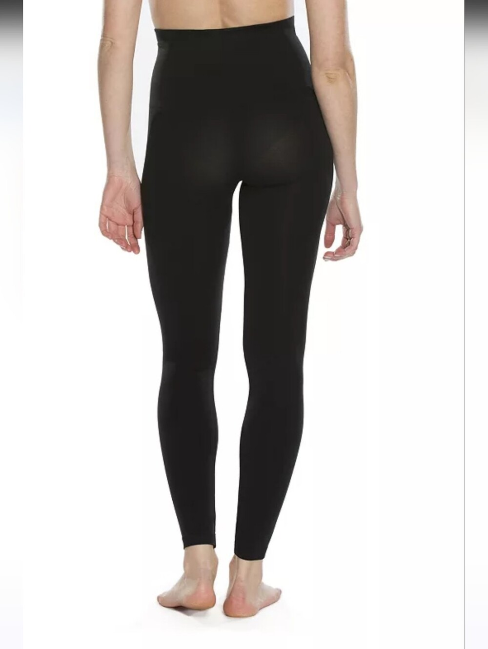 Red Hot By SPANX Black Women's Stretch Ponte shapping Leggings Sz M